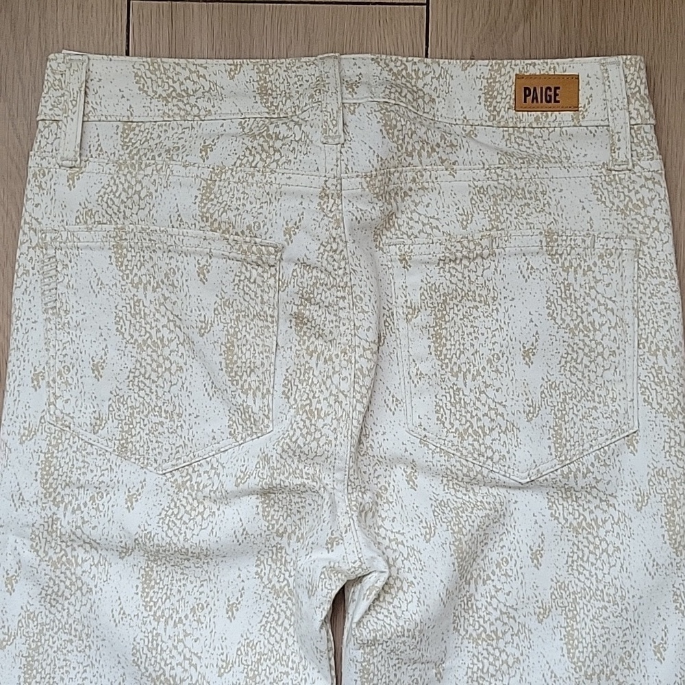 PAIGE Sonoran Snake Hoxton Ankle Skinny Jeans 27 - Picture 5 of 10